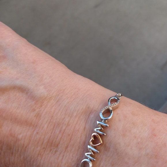 Diamond Infinity MOM Bolo Bracelet - Picture 4 of 9